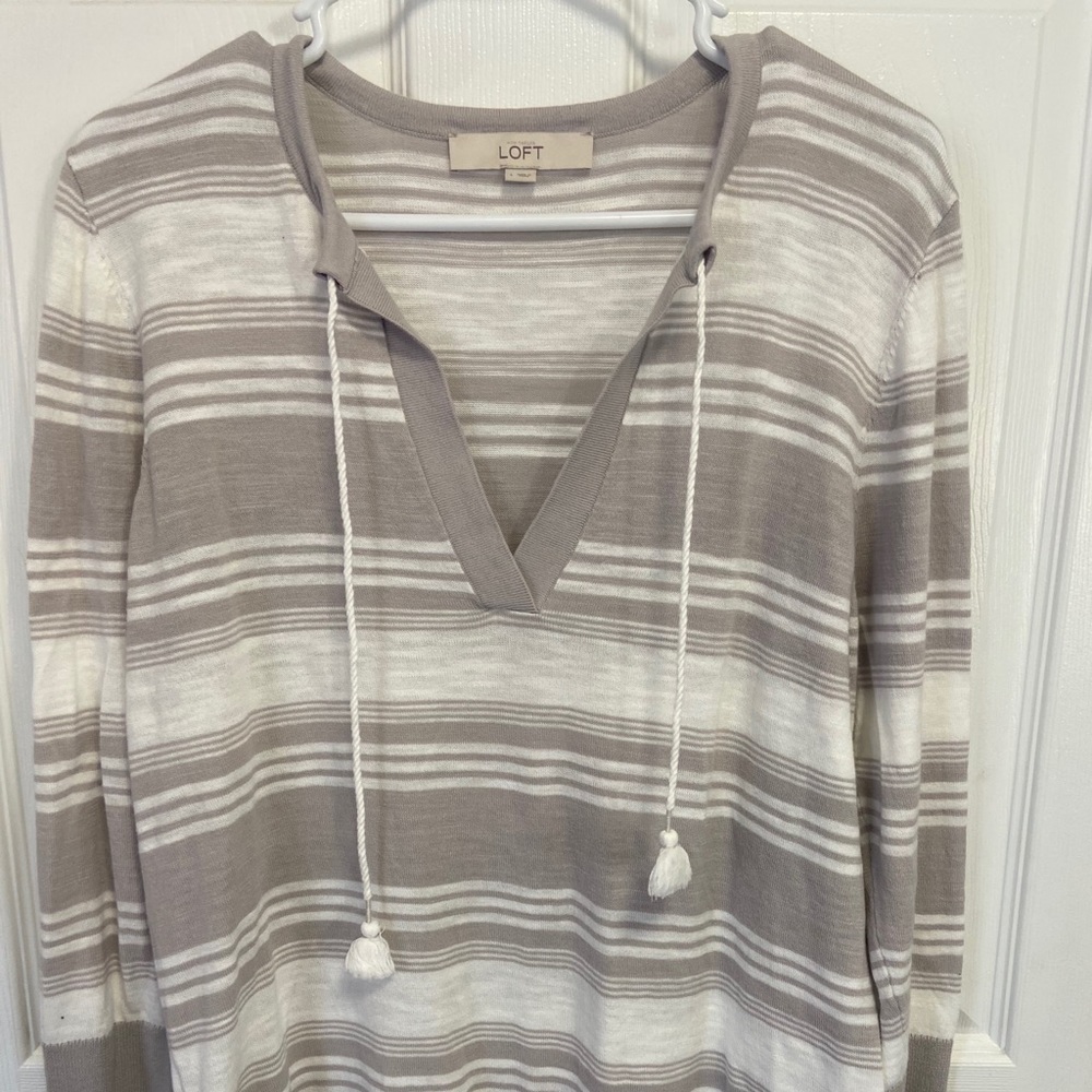 Ann Taylor Loft Striped Sweater